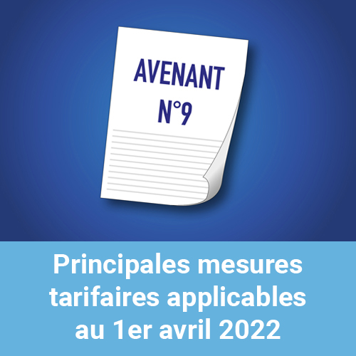 Principales mesures applicables 1er avril 2022