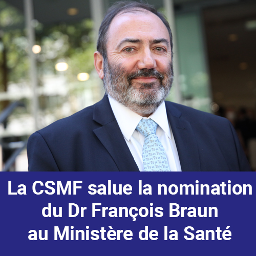 Nomination Dr François Braun