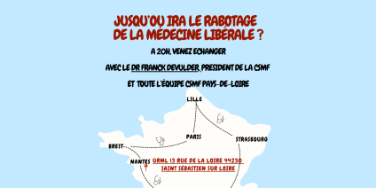 Retrouvez la CSMF à Nantes le 21 janvier 2026 !