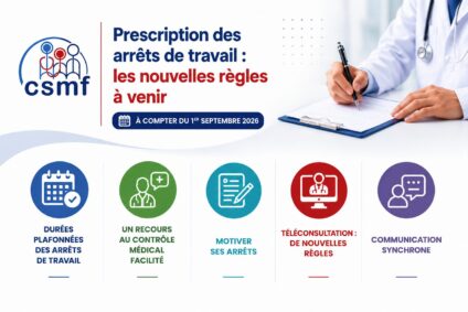 FLASH INFO – De nouvelles règles pour la prescription des arrêts de travail