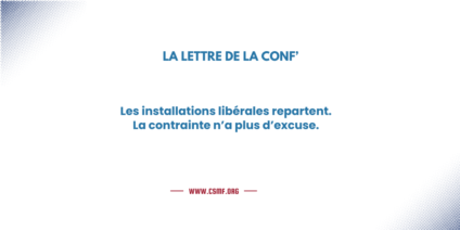La Lettre de la Conf&rsquo; du 22 juin